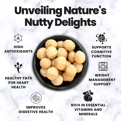 Exotic macadamia nuts