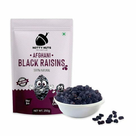 NOTTY NUTS Afghani Seedless Black Raisins Kishmish