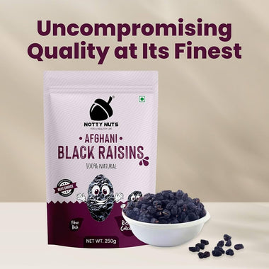 NOTTY NUTS Afghani Seedless Black Raisins Kishmish
