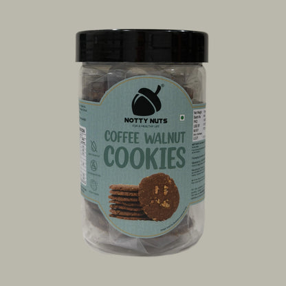 Coffee Walnut Cookies (No Maida)