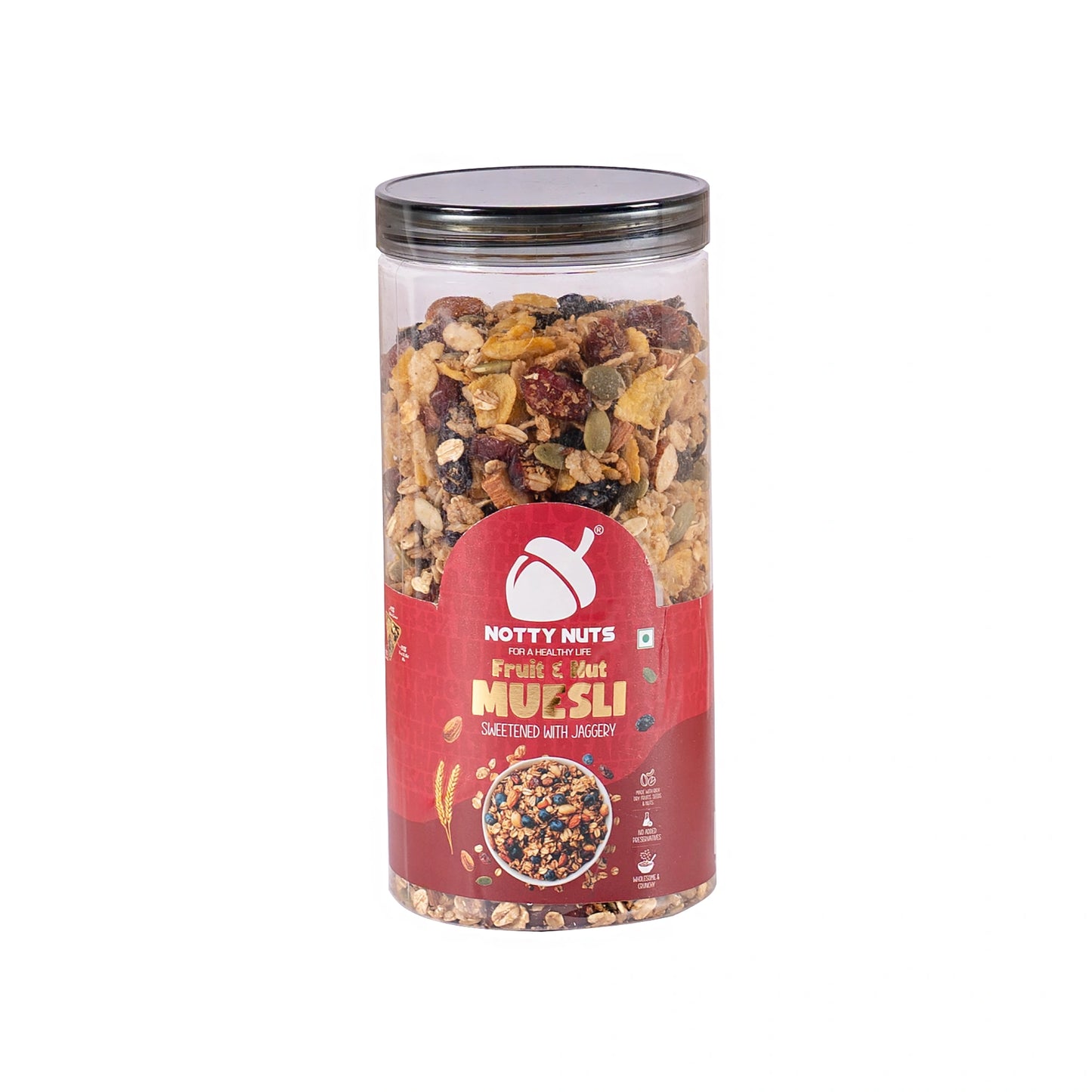 NOTTY NUTS FRUIT NUTS & SEED MUESLI PACK OF 1 400G