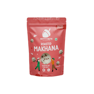 NOTTY NUTS MAKHANA PACK OF 4 - MAGIC MASALA, TANGY TOMATO, HIMALAYAN PINK SALT & PERI PERI (4 x 30G)