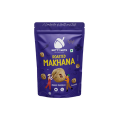 NOTTY NUTS MAKHANA PACK OF 4 - MAGIC MASALA, TANGY TOMATO, HIMALAYAN PINK SALT & PERI PERI (4 x 30G)
