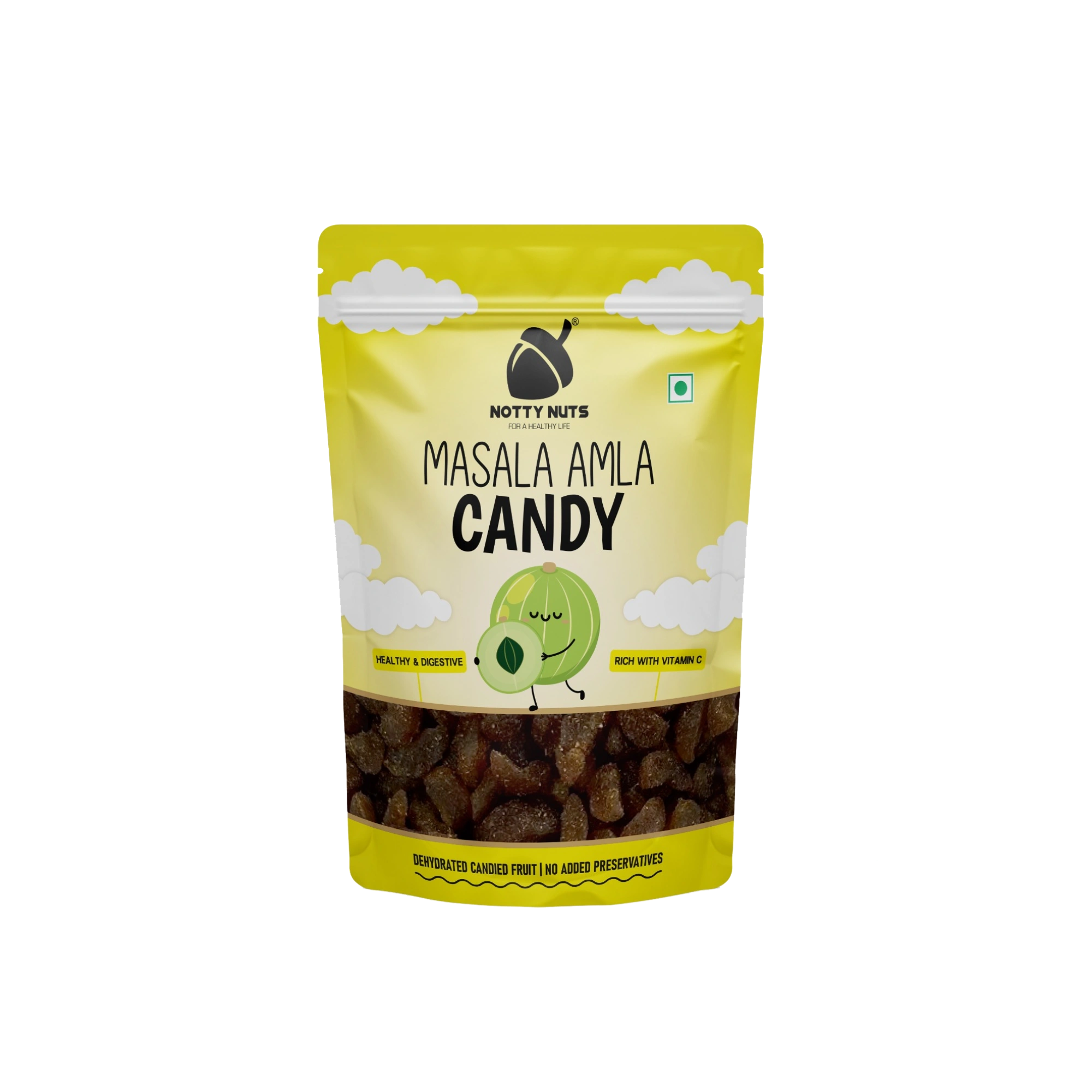 Notty Nuts Chatpata Masala Amla (Indian Gooseberry) - 250g