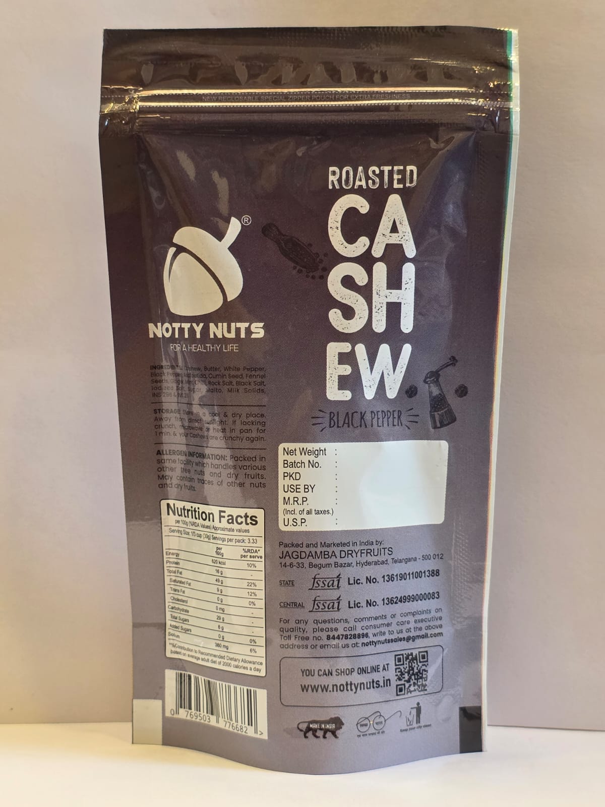 Salt and Pepper Cashew