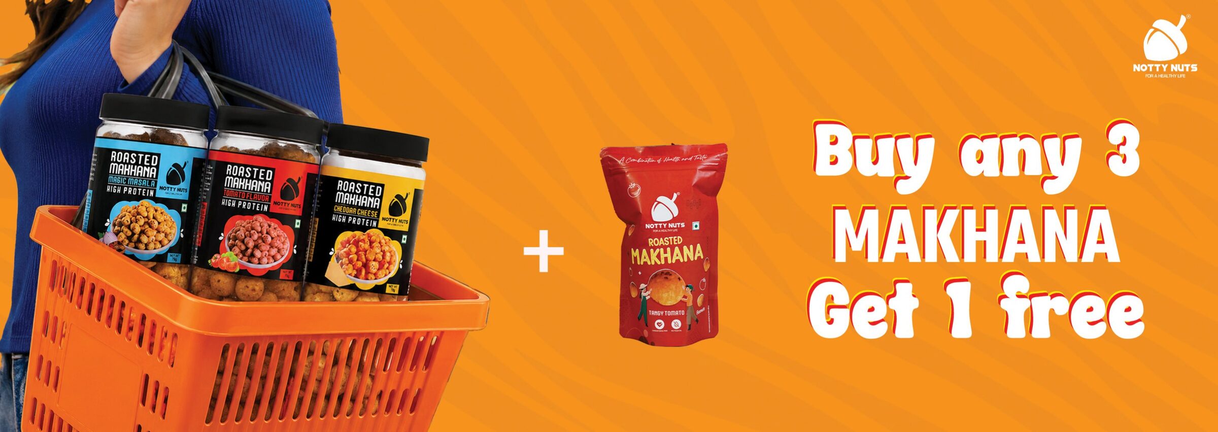 Buy any 3 Makhana Get 1 Free