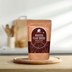 Roasted Salted Flax Seeds - nottynutsindia