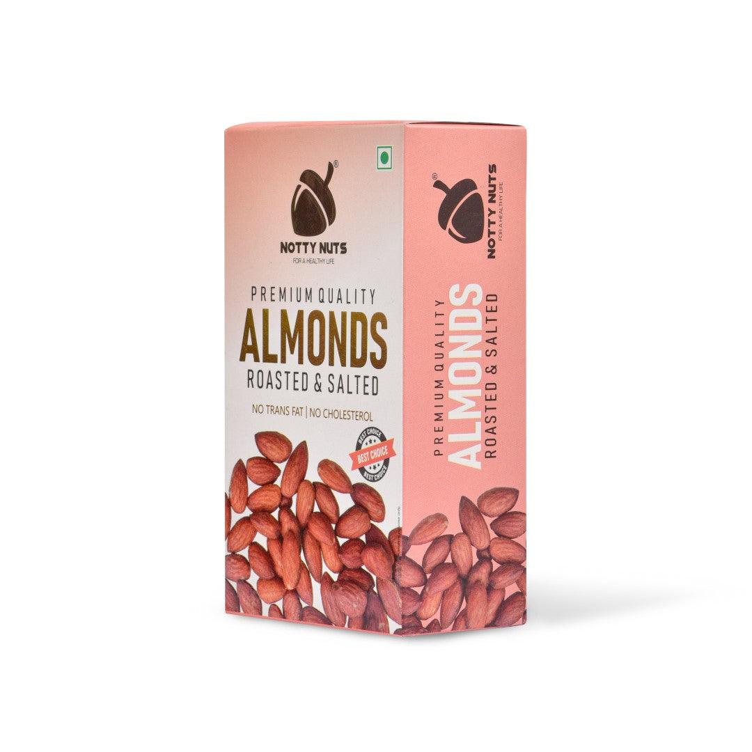 Salted Almonds - nottynutsindia