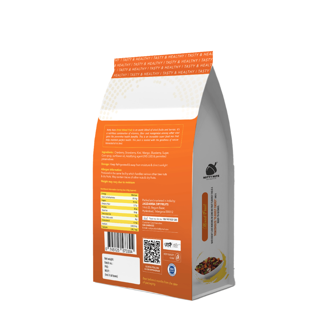 Dried Mix Fruit - nottynutsindia