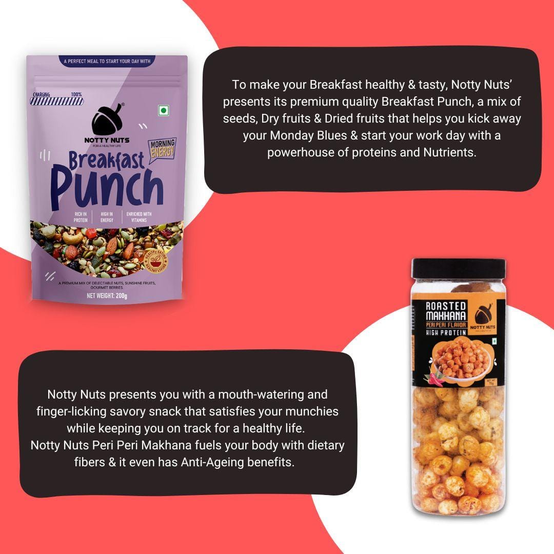 Healthy Office Pantry - Savouries & Nuts - nottynutsindia