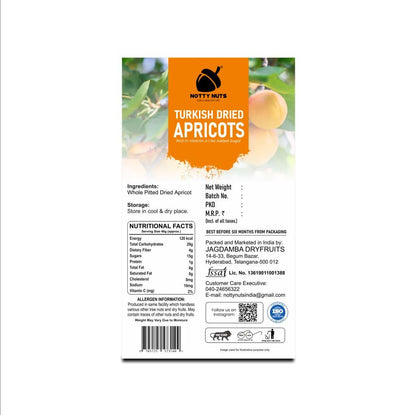 Dried Apricot - nottynutsindia