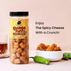 Cheese & Jalapeño Quinoa Puffs