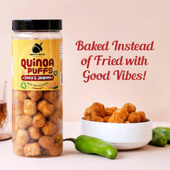 Cheese & Jalapeño Quinoa Puffs