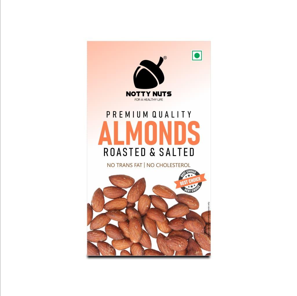 Salted Almonds - nottynutsindia