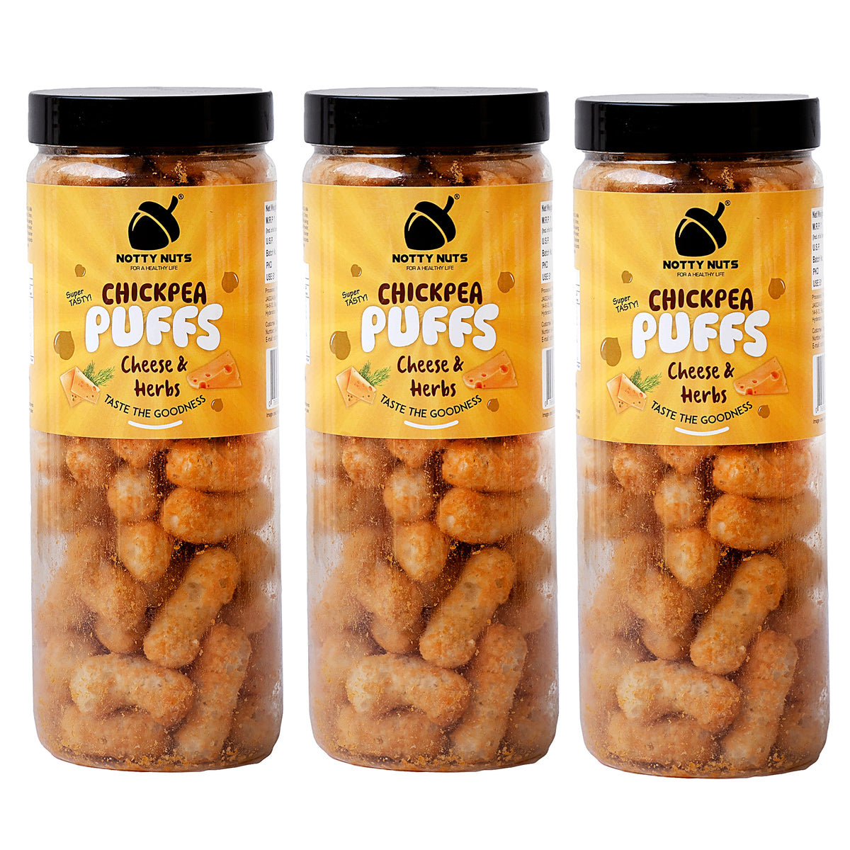 Cheese & Herbs Chickpea Puffs