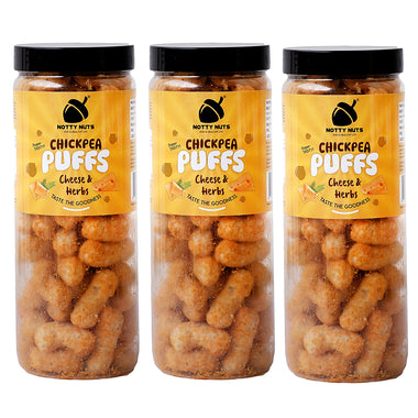 Cheese & Herbs Chickpea Puffs