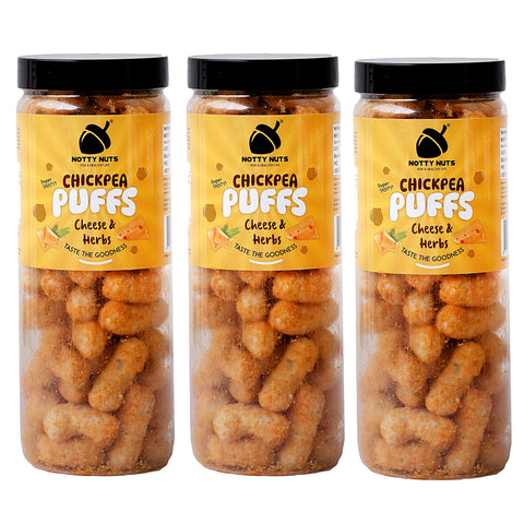 Cheese & Herbs Chickpea Puffs